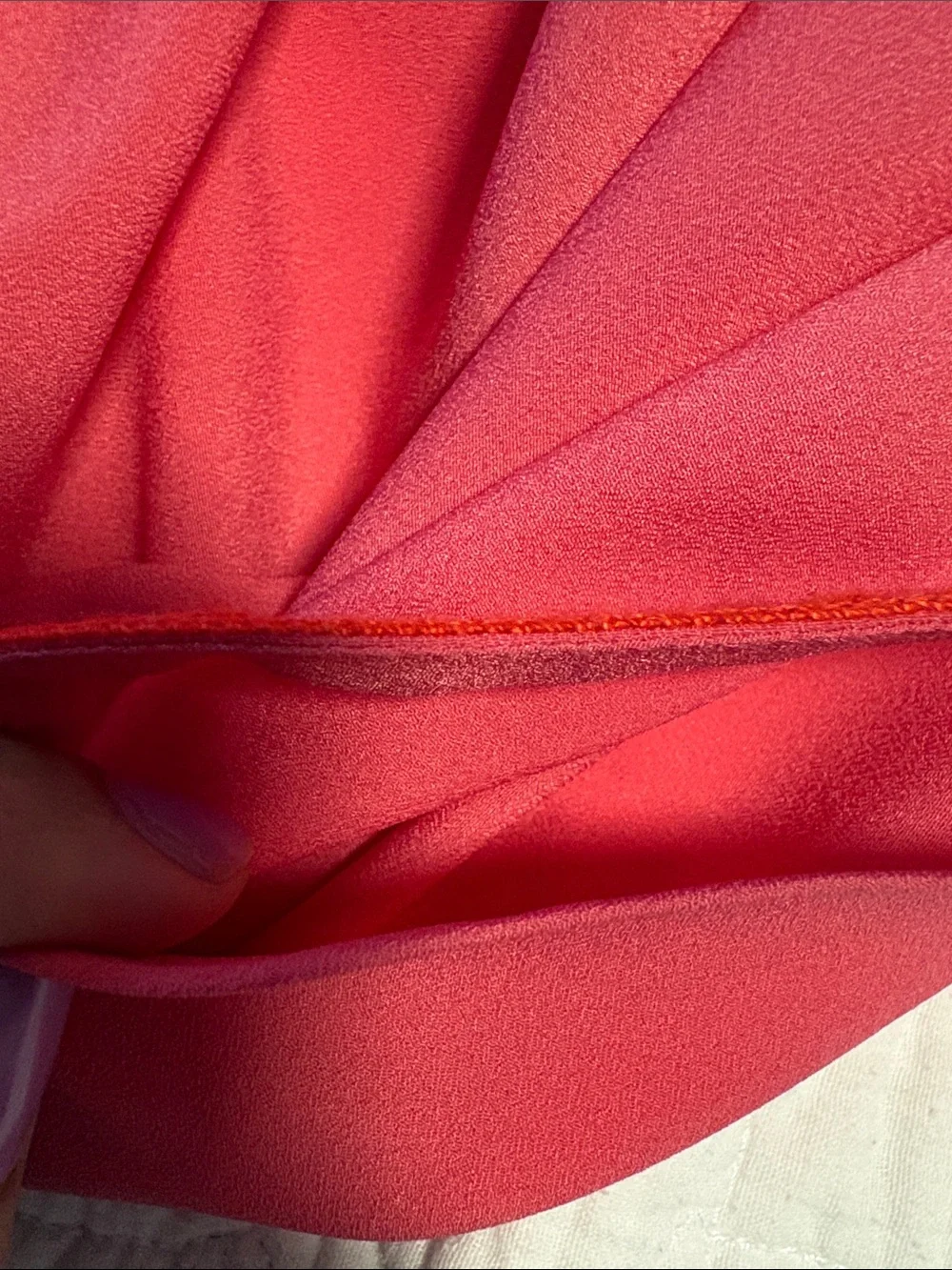 Tory Burch Pink Dress with Red/orange Floral Embroidery size 4